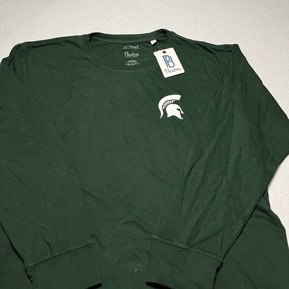 Michigan State Spartans Pressbox Women's 2XL Canyon Long Sleeve Shirt 2XL NWT - Picture 7 of 8